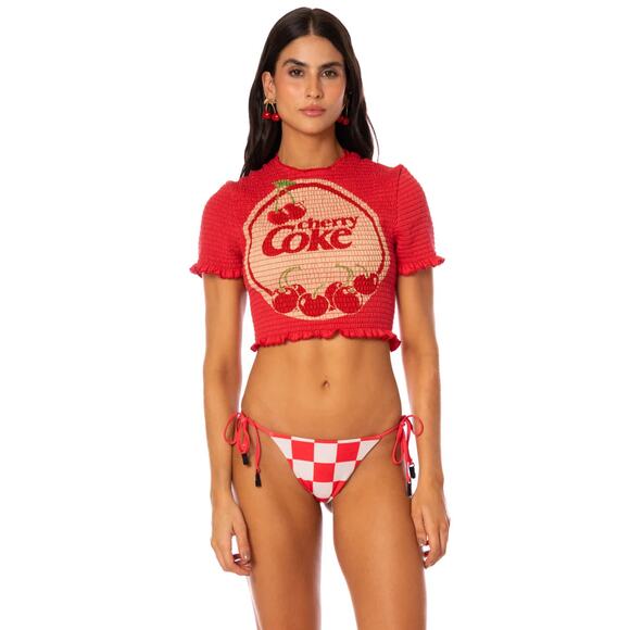 Maaji Cherry Bomb Nerina Crop Top - Picture 1 of 6